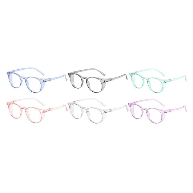Transparent anti-fog   lens Safety glasses with workplace