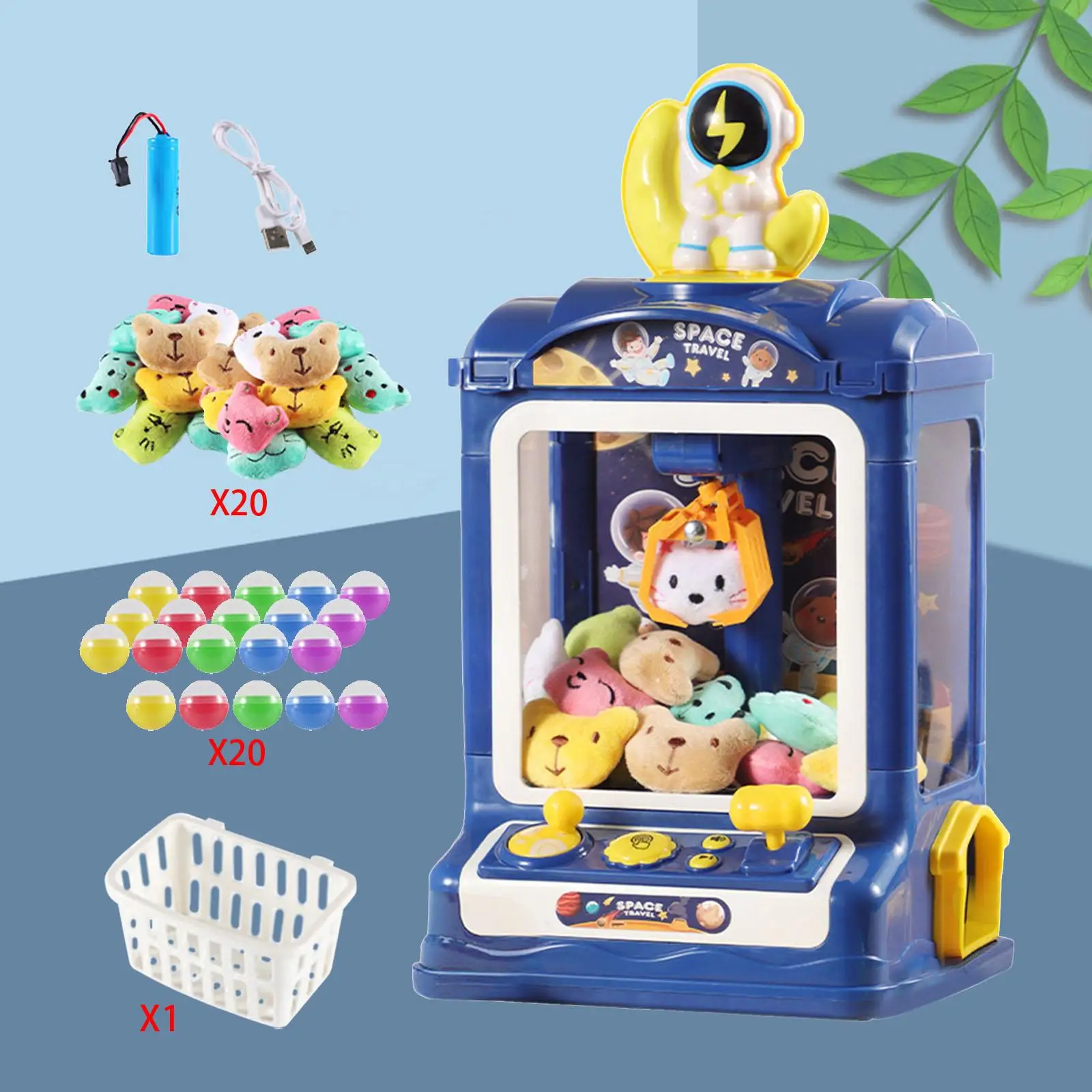 Kids Claw Machine Small Claw Game Grabbing Machine for Children Boys Gifts