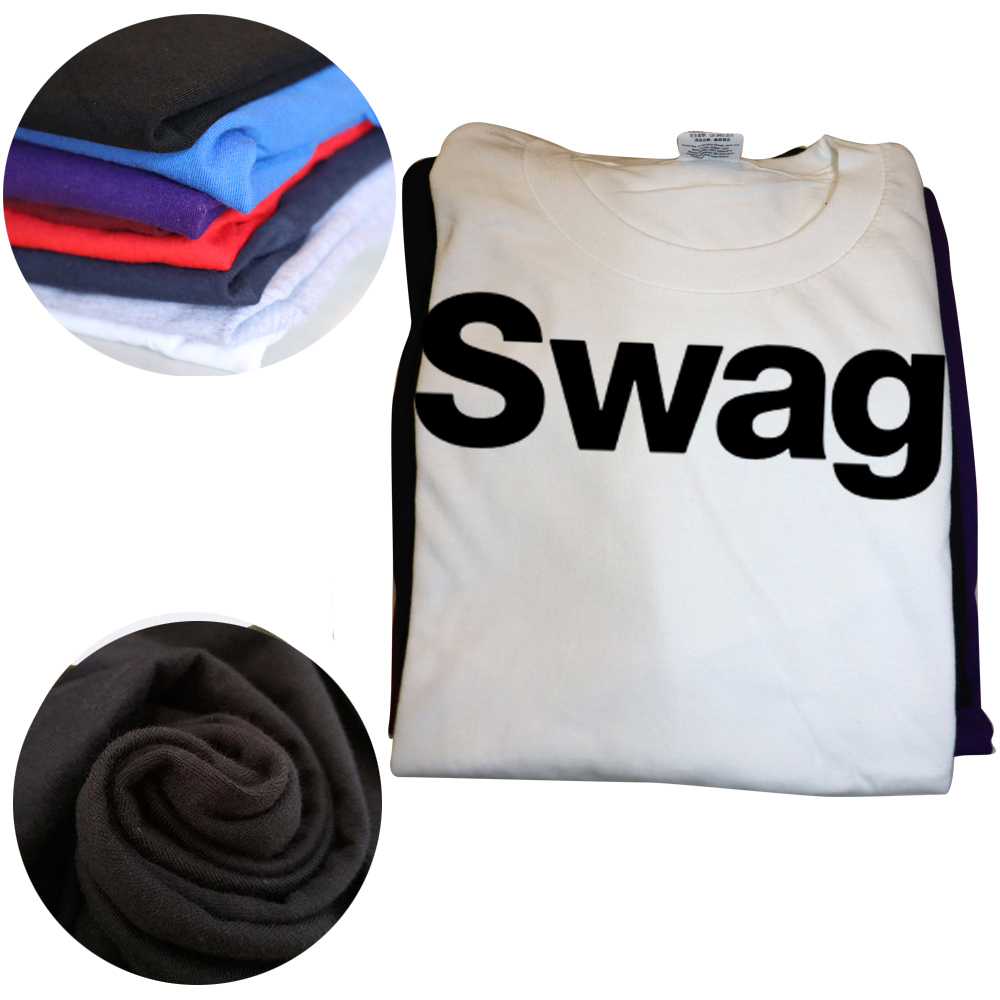 Neuheit Super Das Wort Swag T Shirts Grafik Baumwolle Streetwear Kurzarm Geburtstag Geschenke Sommer Stil T-shirt Herren Kleidung – Detail 4