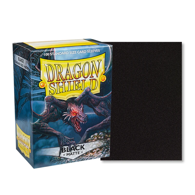 100ct Dragon Shield Matte Clear TCG Standard Size Sleeves PKM