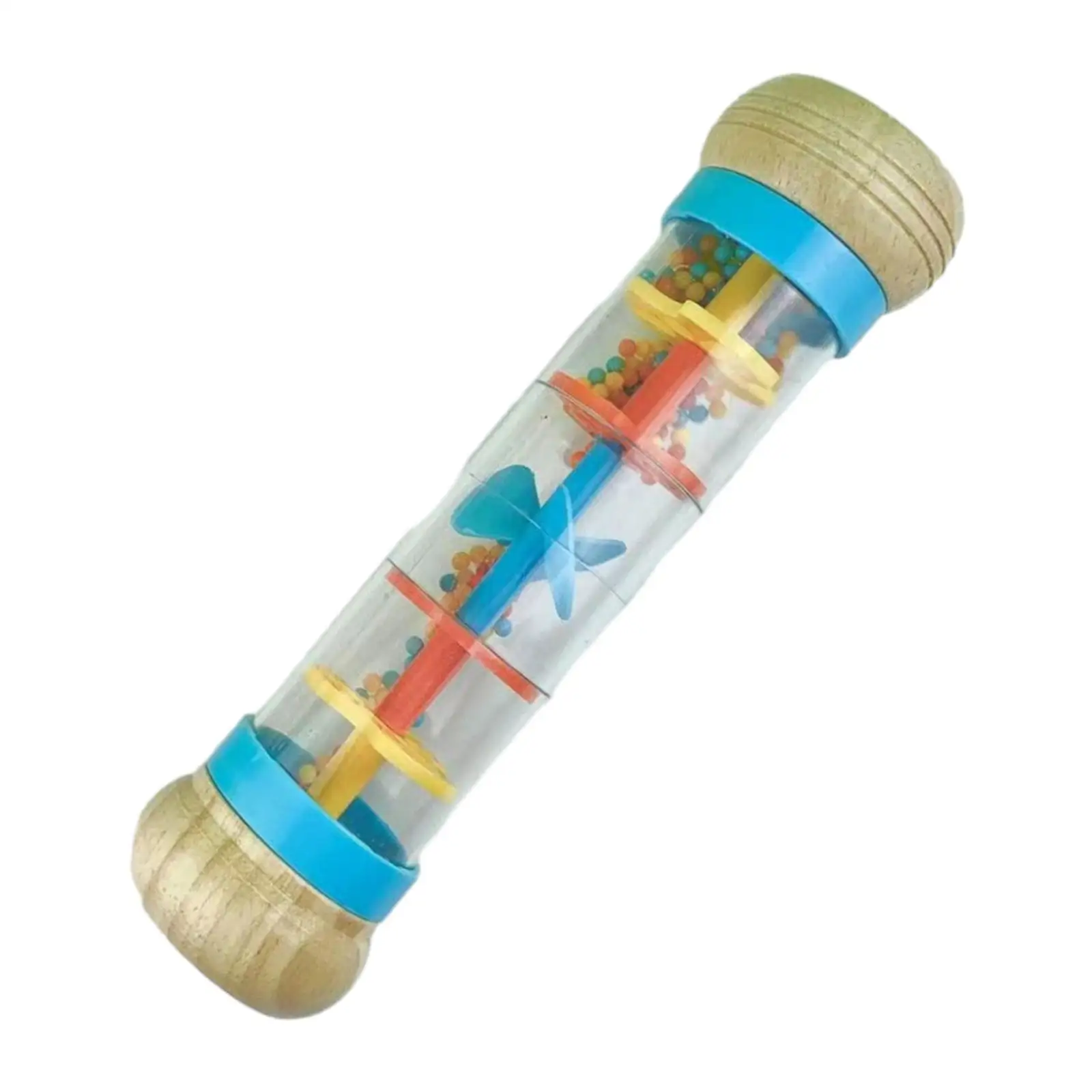 Rainfall Rattle Tube Preschool Multicolor Educational Instrumental Rattle Tube Rainstick for Creativity Travel Car Outdoor Girl