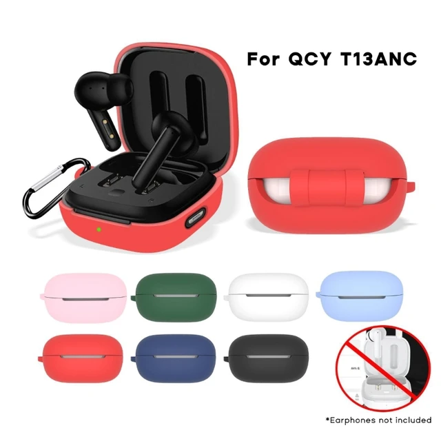 Earphone Silicone Protective Case For Qcy T13 Anc Wireless Headphone  Protector Case Cover Shell Housing Anti-dust Sleeve - Protective Sleeve -  AliExpress