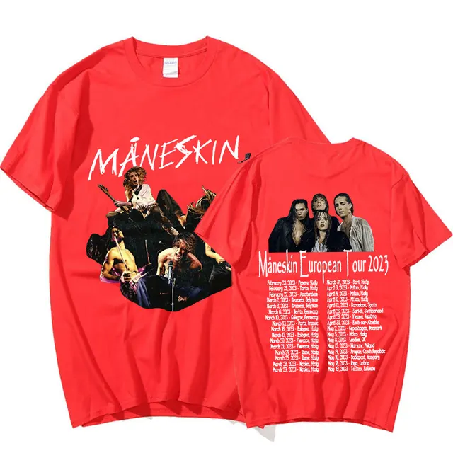 Maneskin Louds Kids Gets Louder Tour 2023 T-shirt Rock Band 