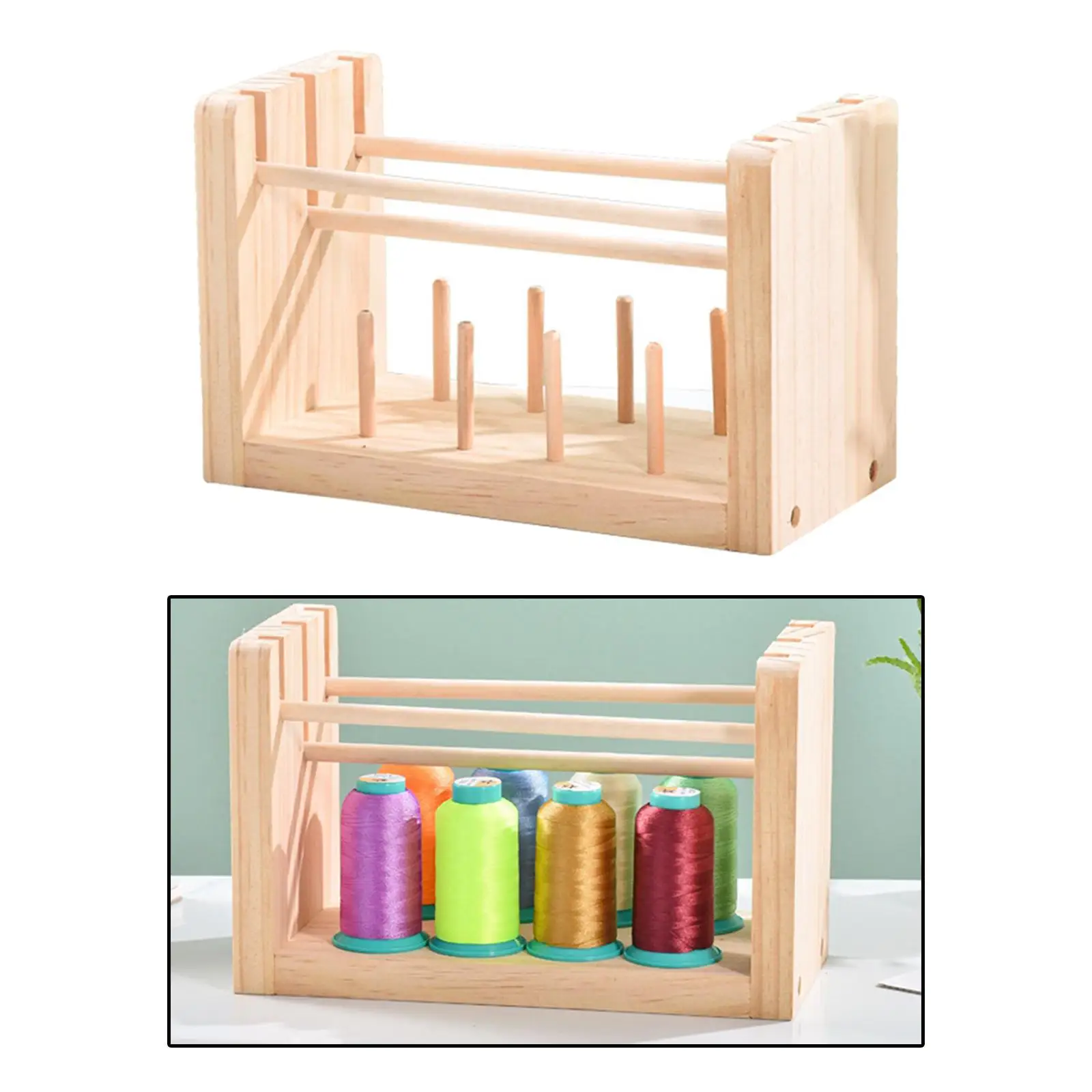 Rotatable Spools Holder Sewing Twine Dispenser Quilting Craft Accs Knitting
