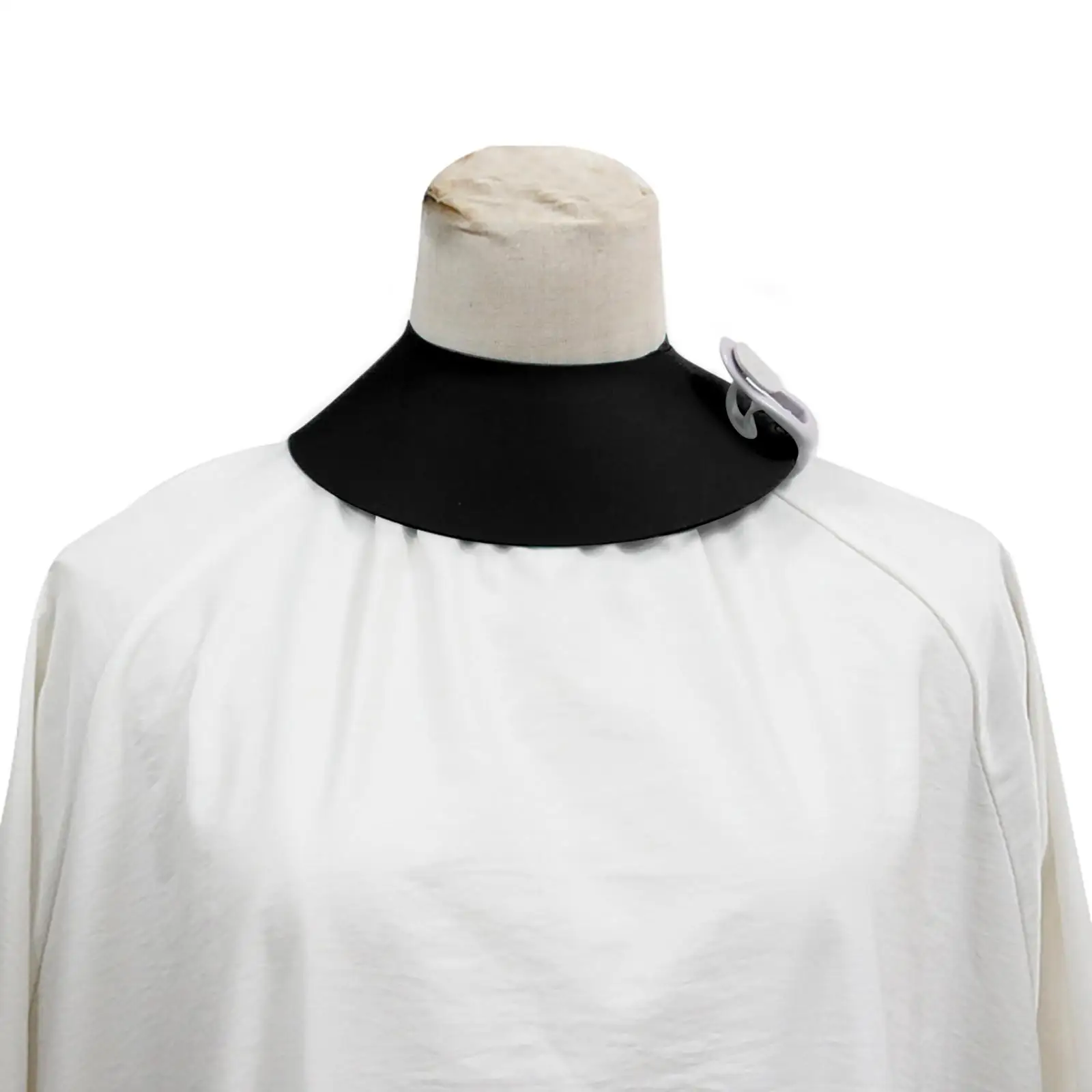 Cutting Collar Neck Shield with Buckles Adjustable for Hairdressing Women