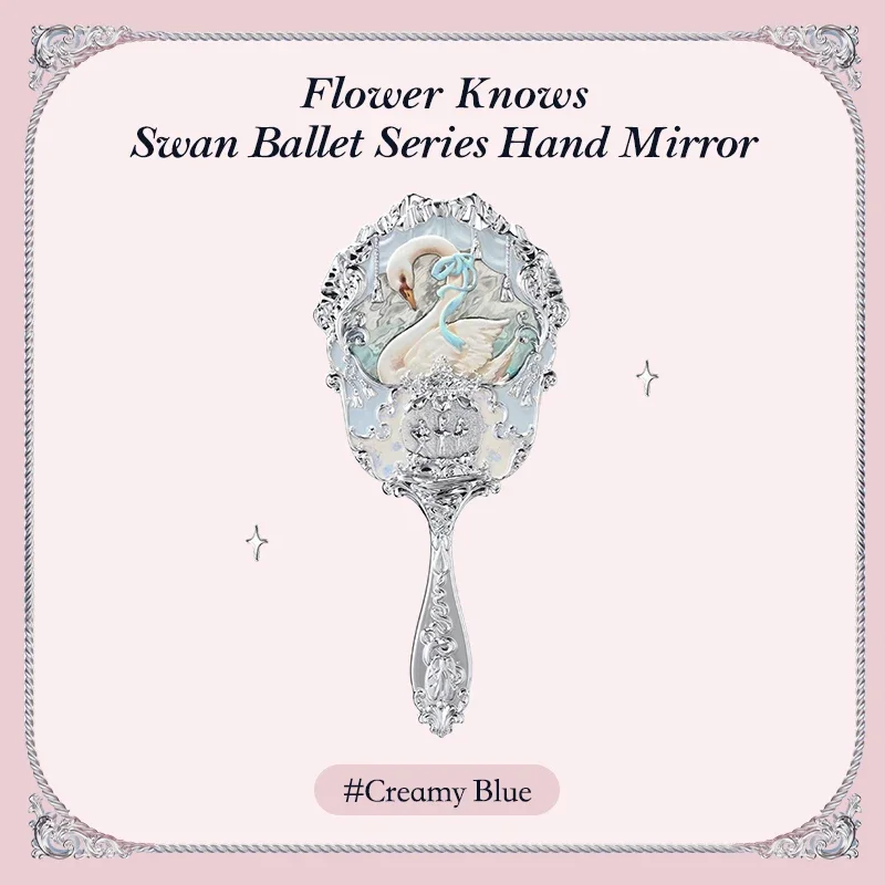 Best of Flower Knows Mirror Swan Ballet Moonlight Mermaid Collection Handheld Mirror Limited White Blue Pink Chocolate Fairy Mirror Reviews & Tips - Image 4