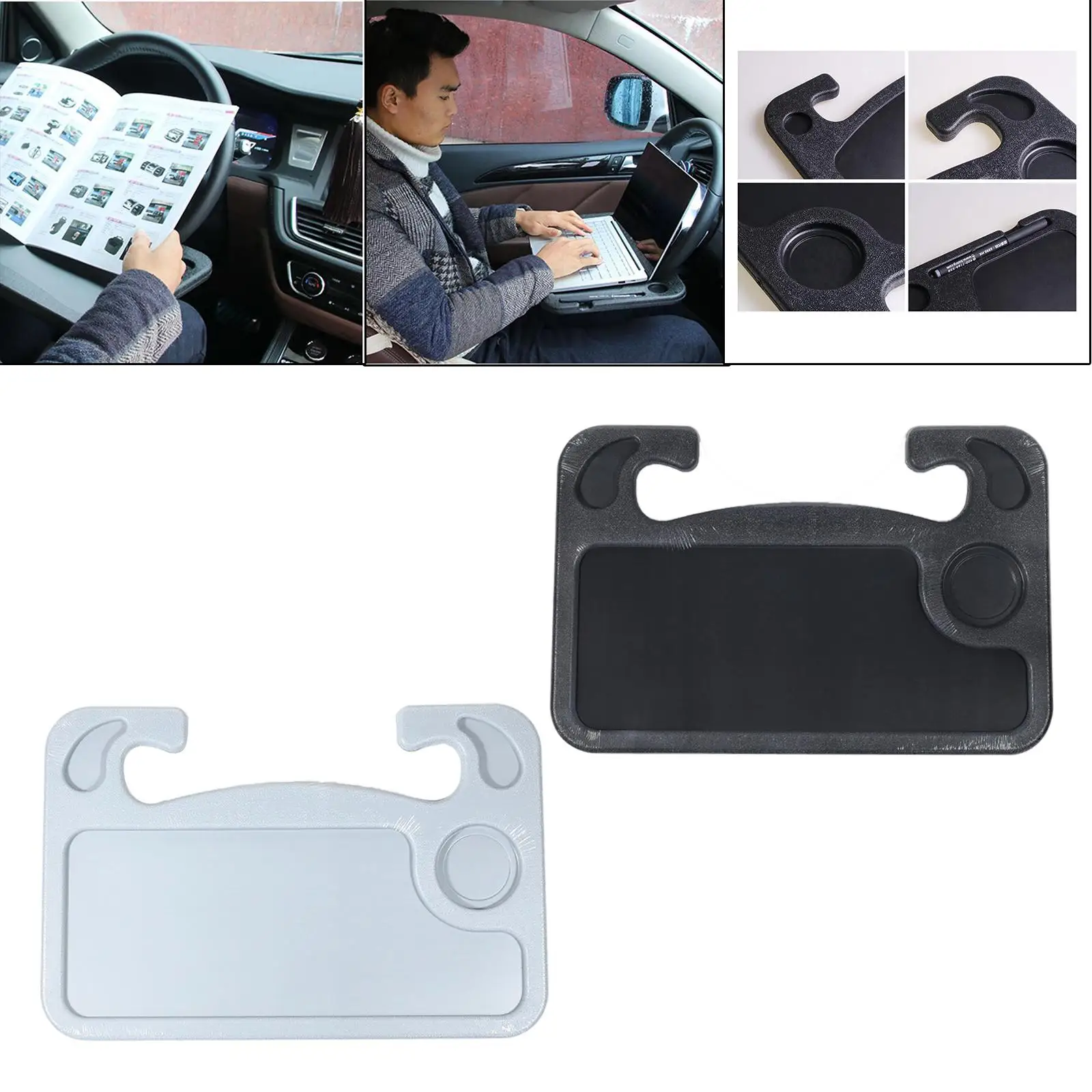 Truck Car Steering Desk for Snack Dining for Most Vehicles Travel