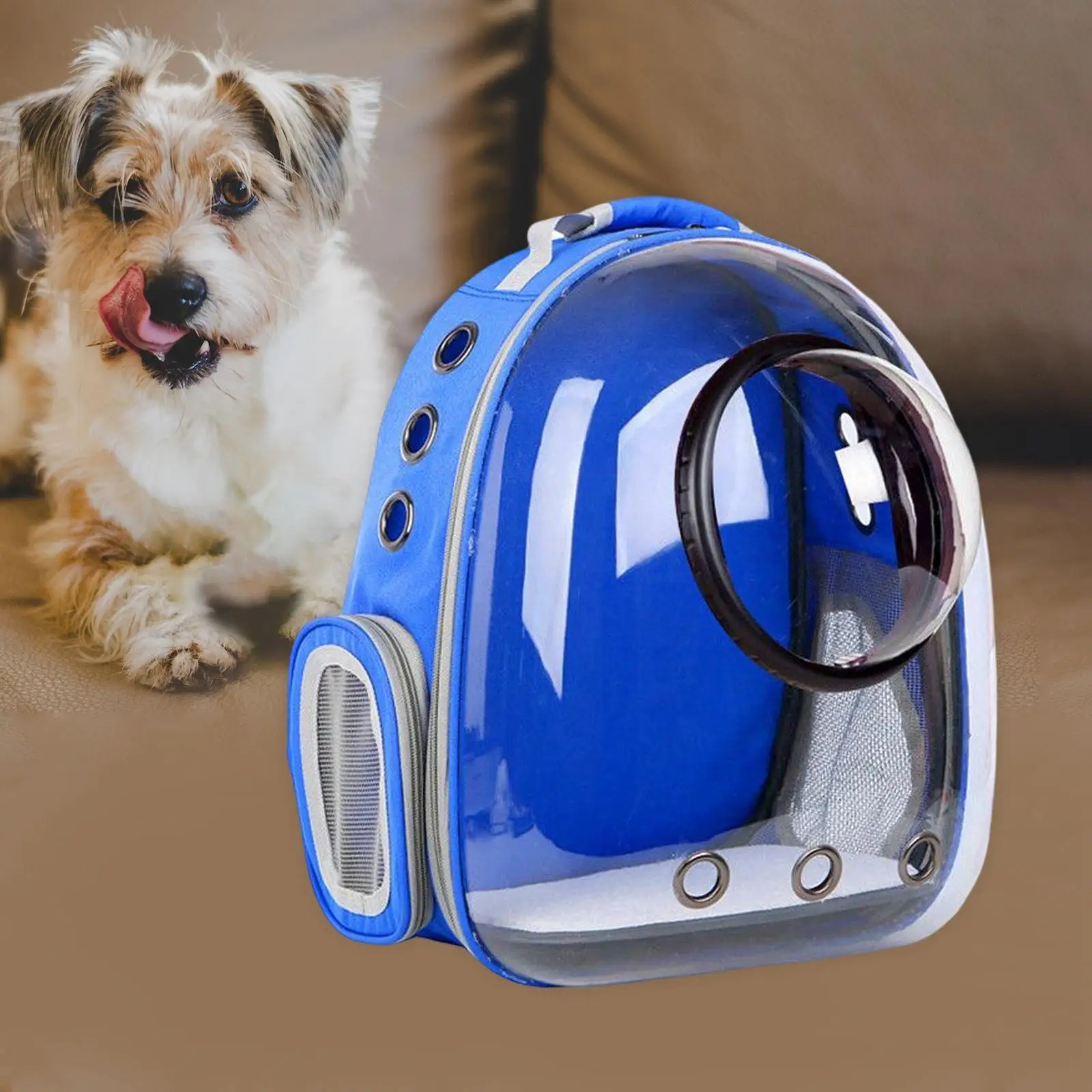 Pet Backpack Handbag Breathable Space Capsule Heat Proof Bubble Bag Dog Cat Carrier Bag for Small Cute Pet Travel Hiking Camping