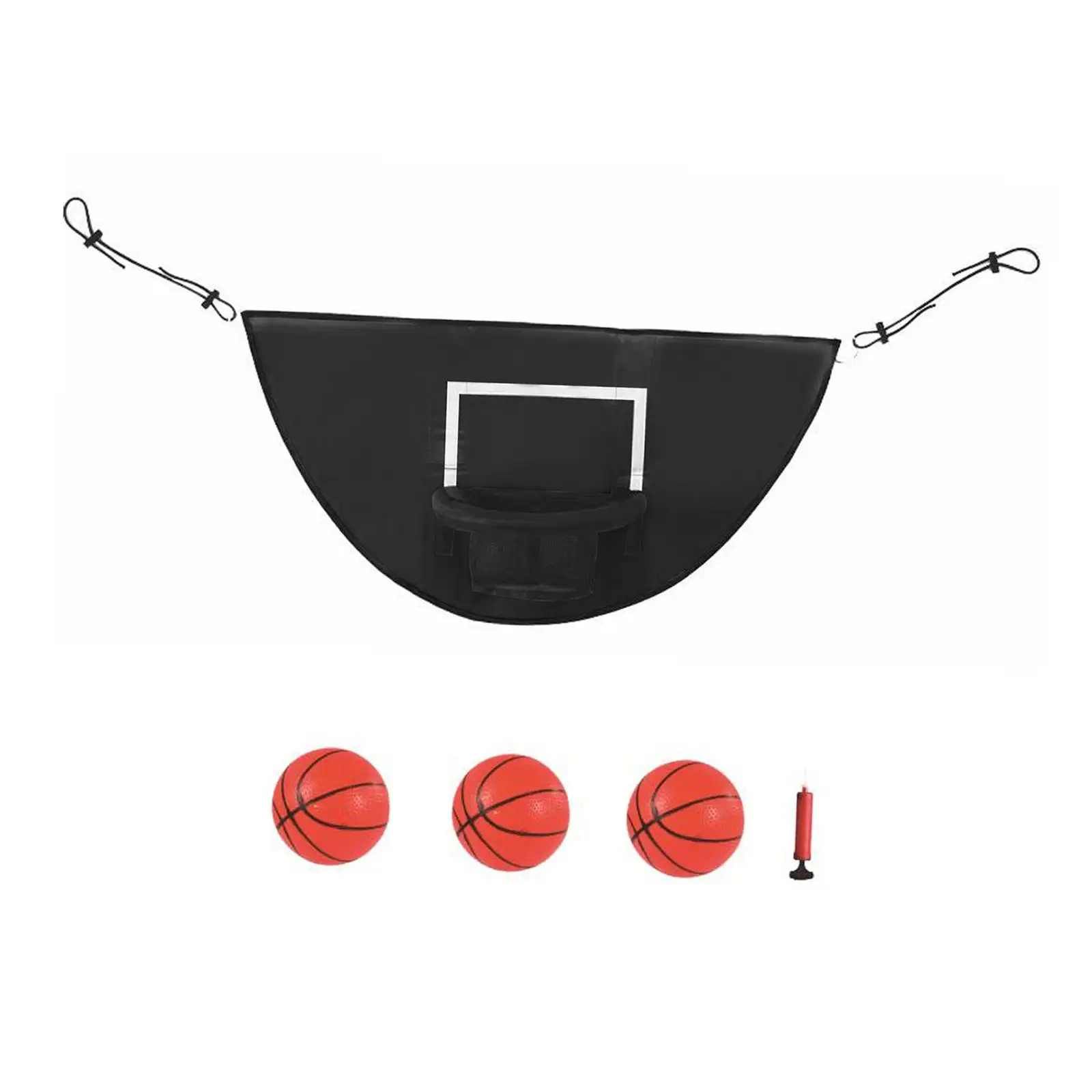 Mini Basketball Hoop for Trampoline Breakaway Rim for Safe Dunking Easy to Install Basketball Frame Trampoline Basketball Goal