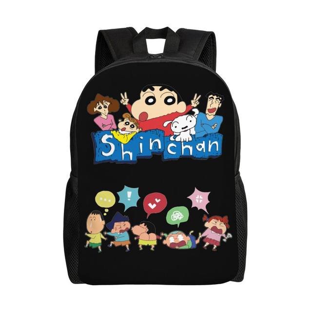 Shinchan Crayon TV Series Backpack for Men Women School