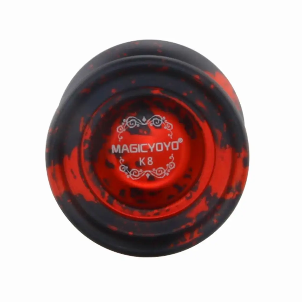 K8 Professional Unresponsive Yoyo with 8 Ball Bearings And 1 String Red