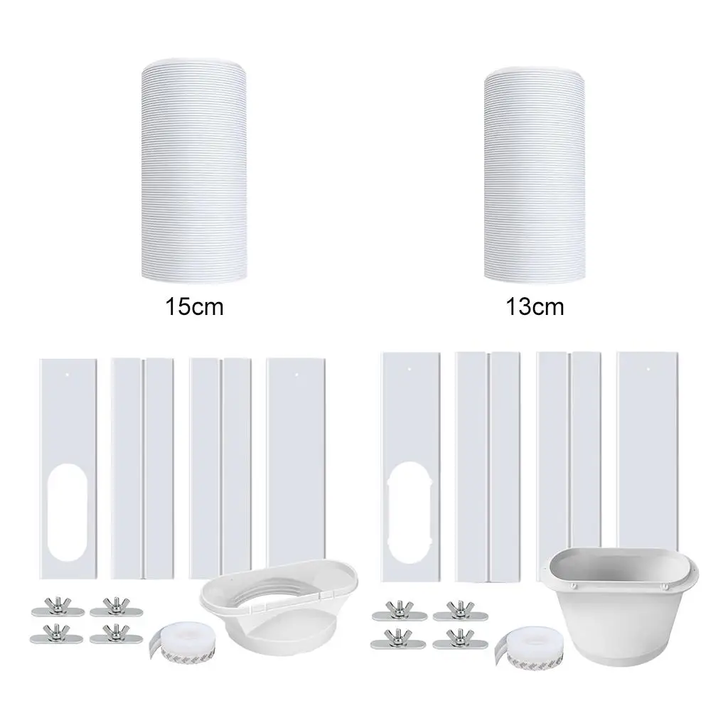 Air Conditioner Window Kit with Coupler Adjustable Window Seal for AC Unit