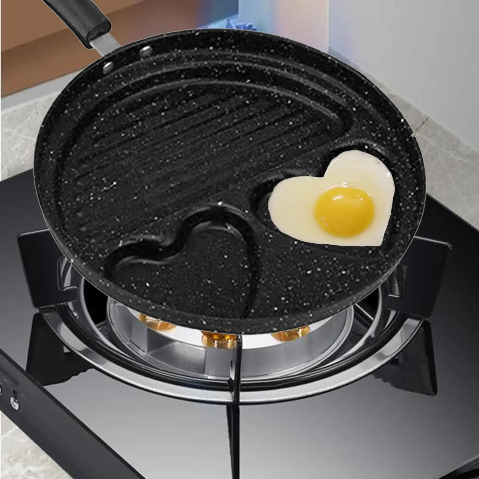 Pancake Pan Comfortable and Anti Scalding Egg Frying Pan for