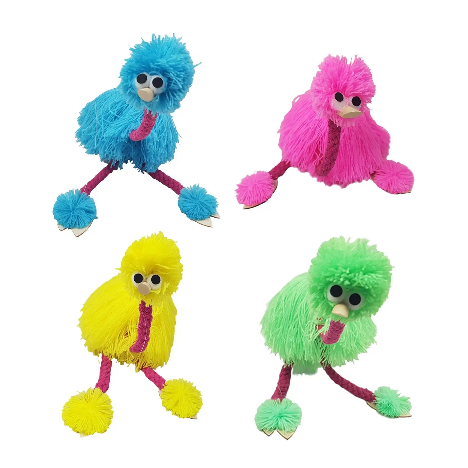 Cute Marionettes String Puppet Lovely Bird Animal Toy for Holiday Stage Performance Kids Gift Birthday ages 3 Years Old