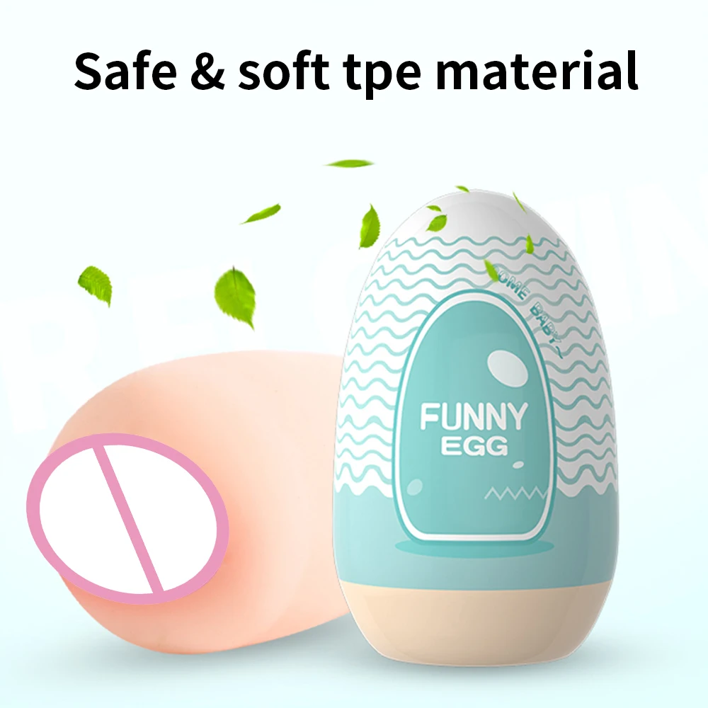 Mini Portable Masturbation Egg Cup Realistic Vagina Beginner Soft Masturbation Cup Penis Massager Stimulator Sex Toys for Man