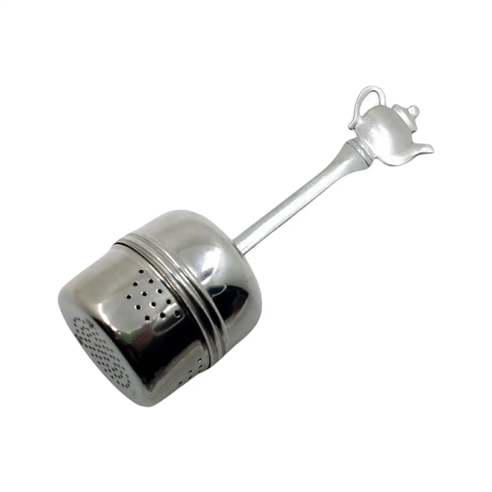 Tea Strainer with Handle 304 Stainless Steel Portable Tea Ball Infuser for Loose Tea Cup and Teapot Spices Seasonings Cafe Home