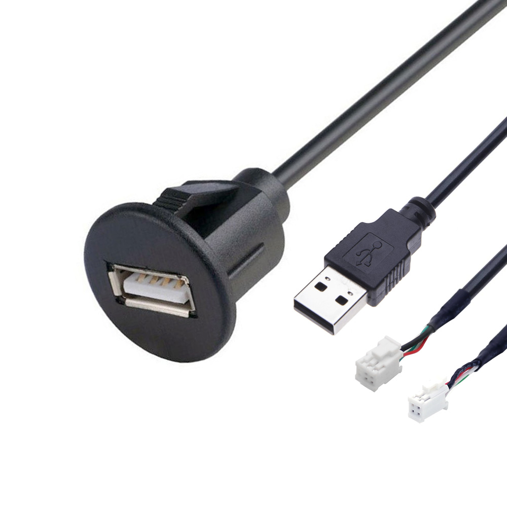 4 6-polige Autoradio-USB-Schnitts telle für Armaturen brett halterung für Android-Multimedia-Player – Detail 6