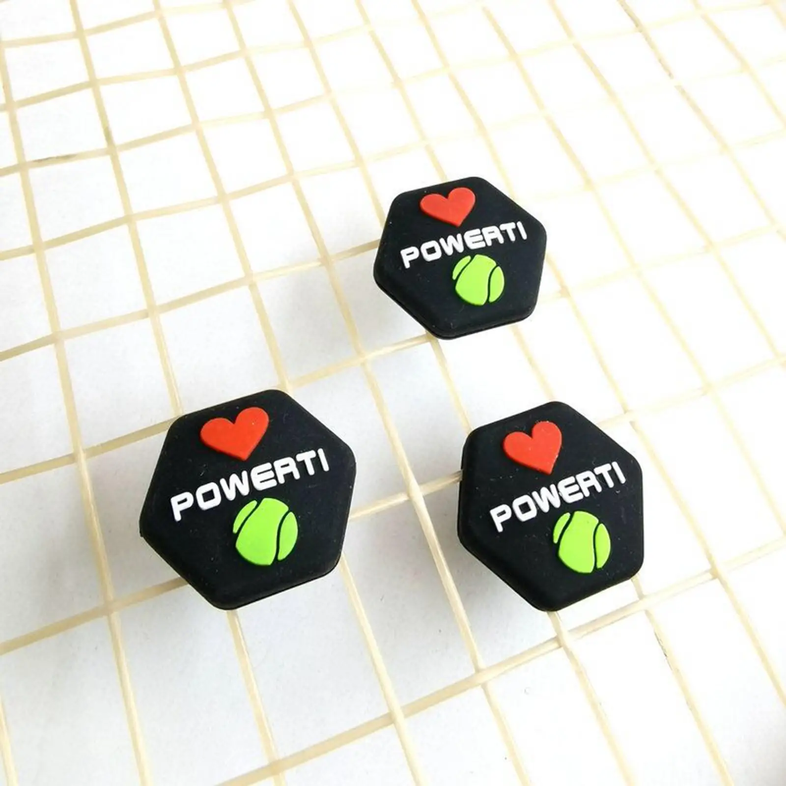 3x Tennis Racquet Vibration Stoppers Perfect Tennis Gift Easy Installation