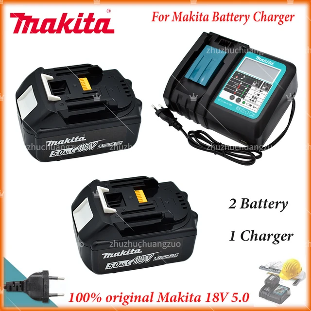 100% original Makita 18V 5.0Ah li-ion battery For Makita BL1830 BL1815  BL1860 BL1840 Replacement Power Tool Battery - AliExpress