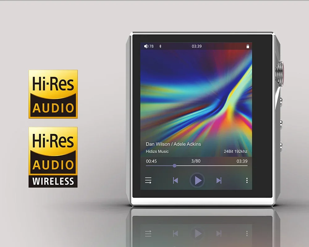 Hidizs AP80 Pro X Portable Mini MP3 Music Player Bluetooth E-Book Reading Pedo Meter Touch Screen LDAC Lossless AMP DAC