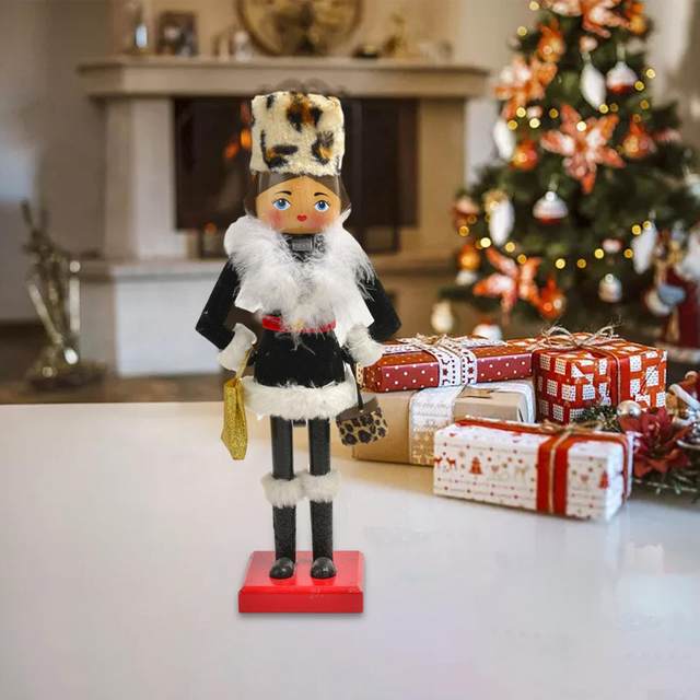 Wooden female nutcracker discount