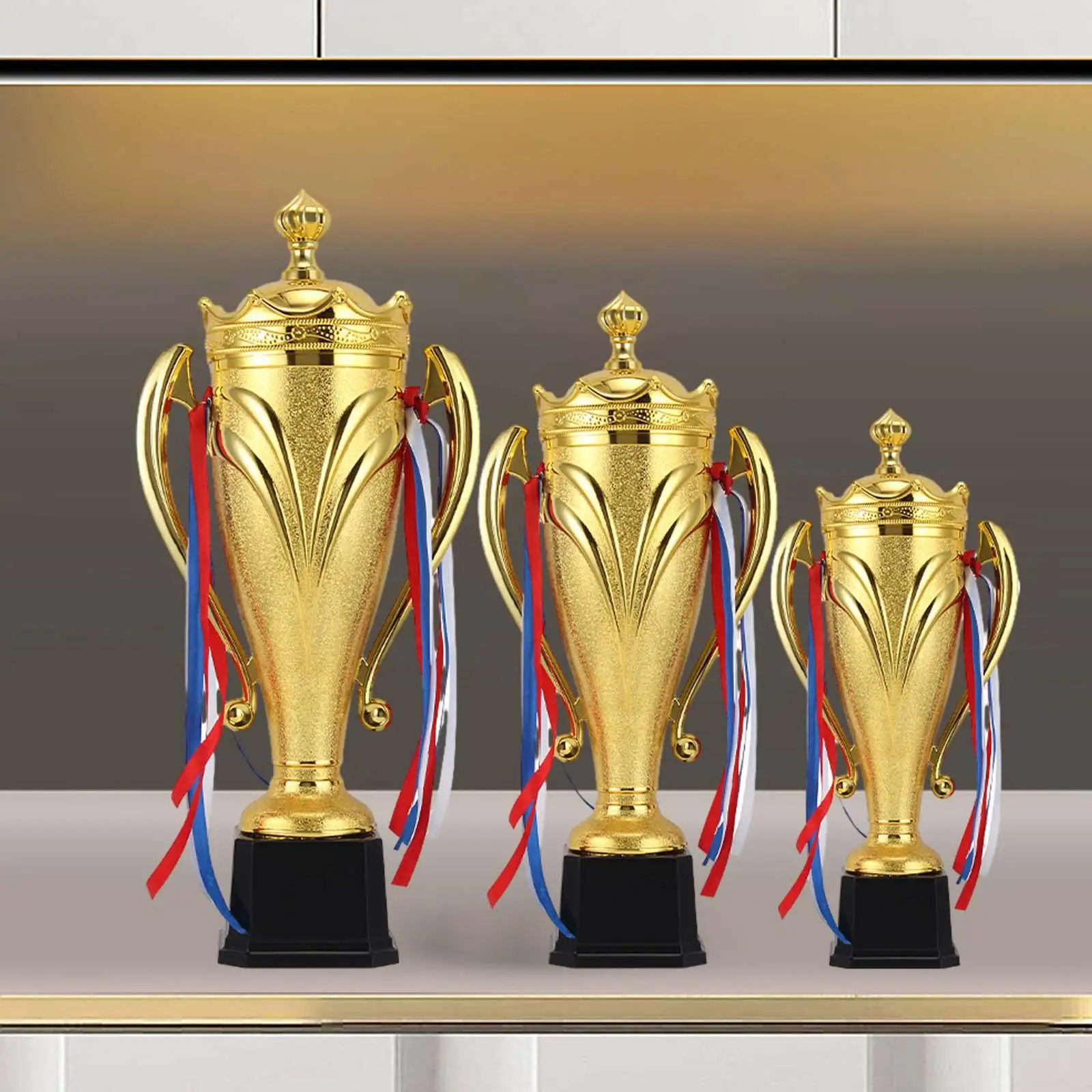 Child Trophy Cups PP Award Trophies Cup Versatile Smooth Surface Decorative Winning Prizes for Children Competitions