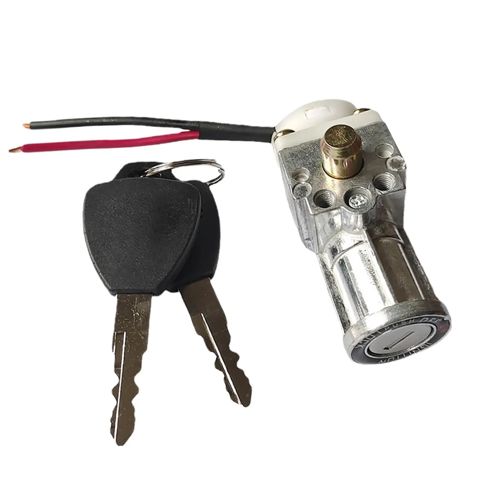 Battery Casing Lock Waterproof Ignition Switch for Tricycle Electric Bike