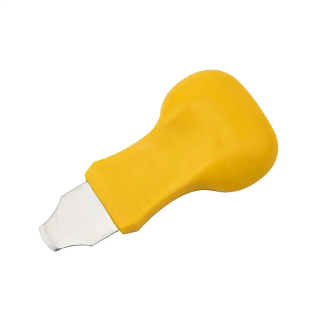1 Pack Auto Car Key Shell Removal Tool Light Yellow Rubber Handles