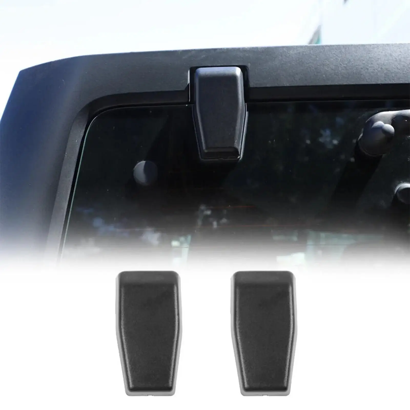Liftgate Glass Hinge Cover 68140033AA Easy to Install Fittings Durable Replaces Vehicle for Jeep Wrangler JK 2011 - 2018