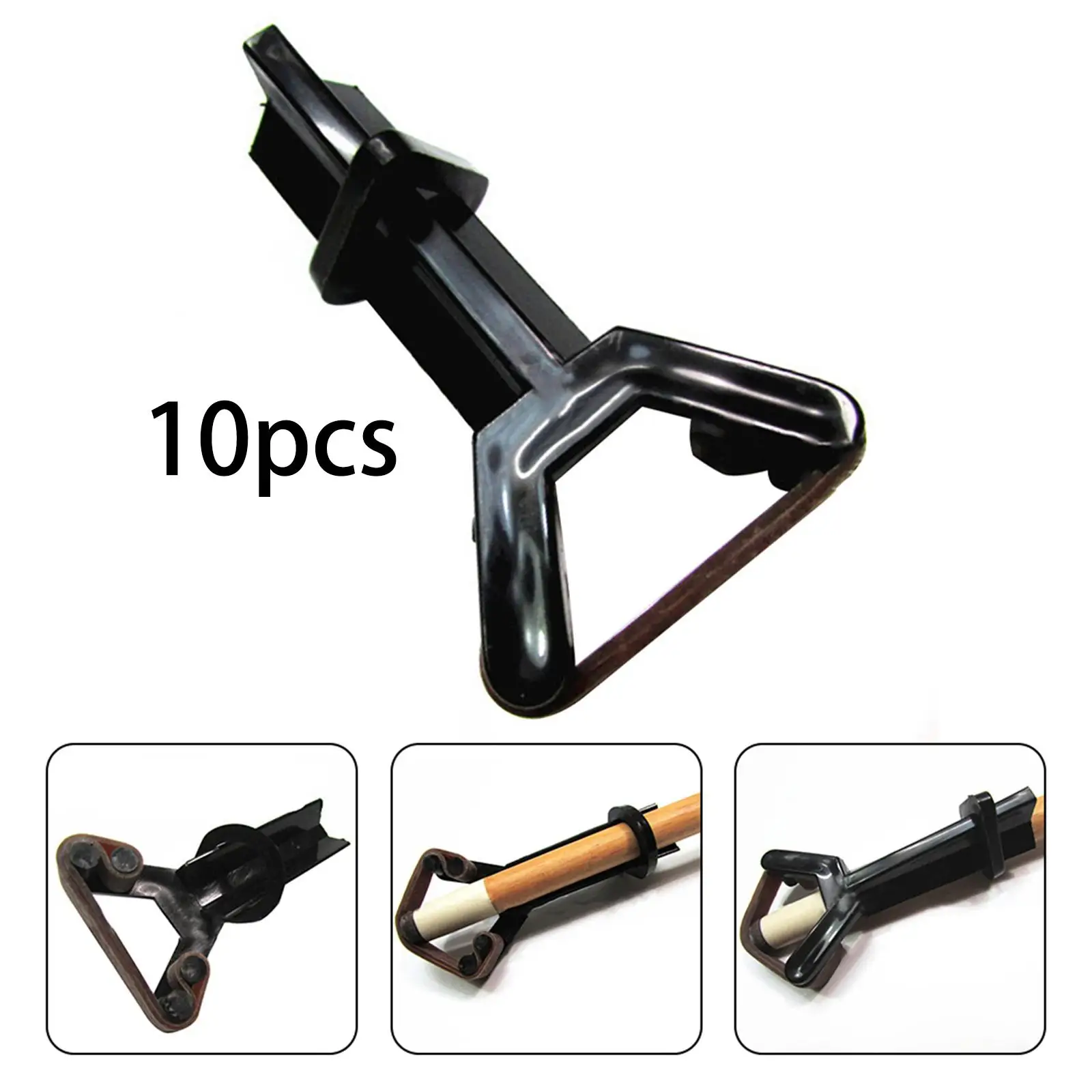 10x Pool Cue Tip Clamp Billiard Snooker Cue Tip Clamp for Club Party Player