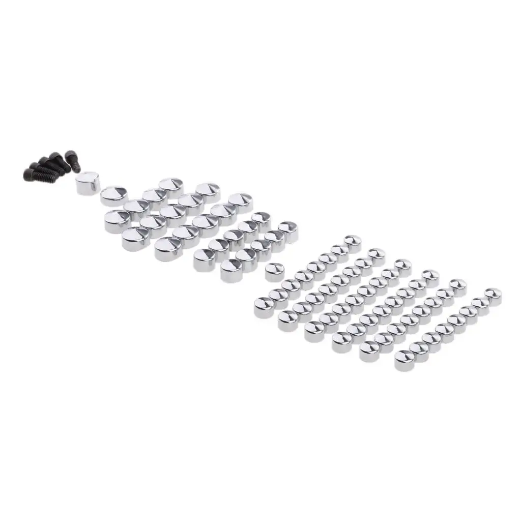 For   FL  FX FXS 07-13 Toppers Caps Cover Kit Chrome