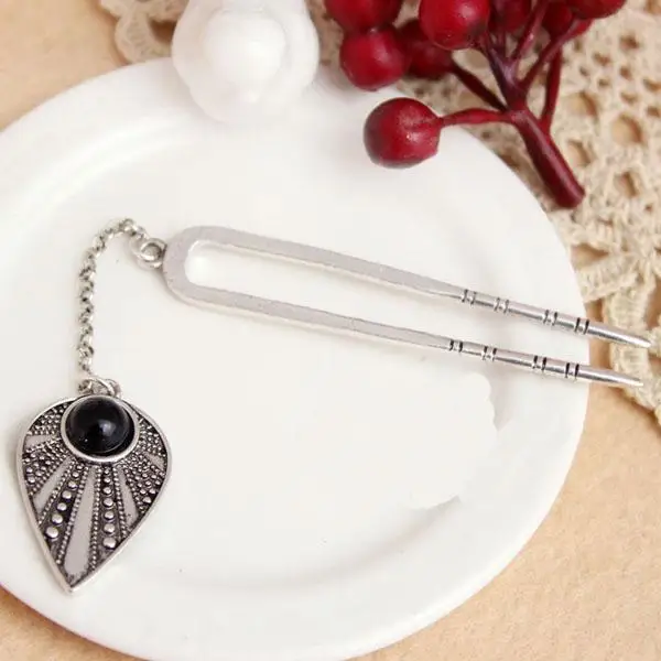 Vintage Women Lady Retro Bohemia Hairpins Hair Stick Hair Clip