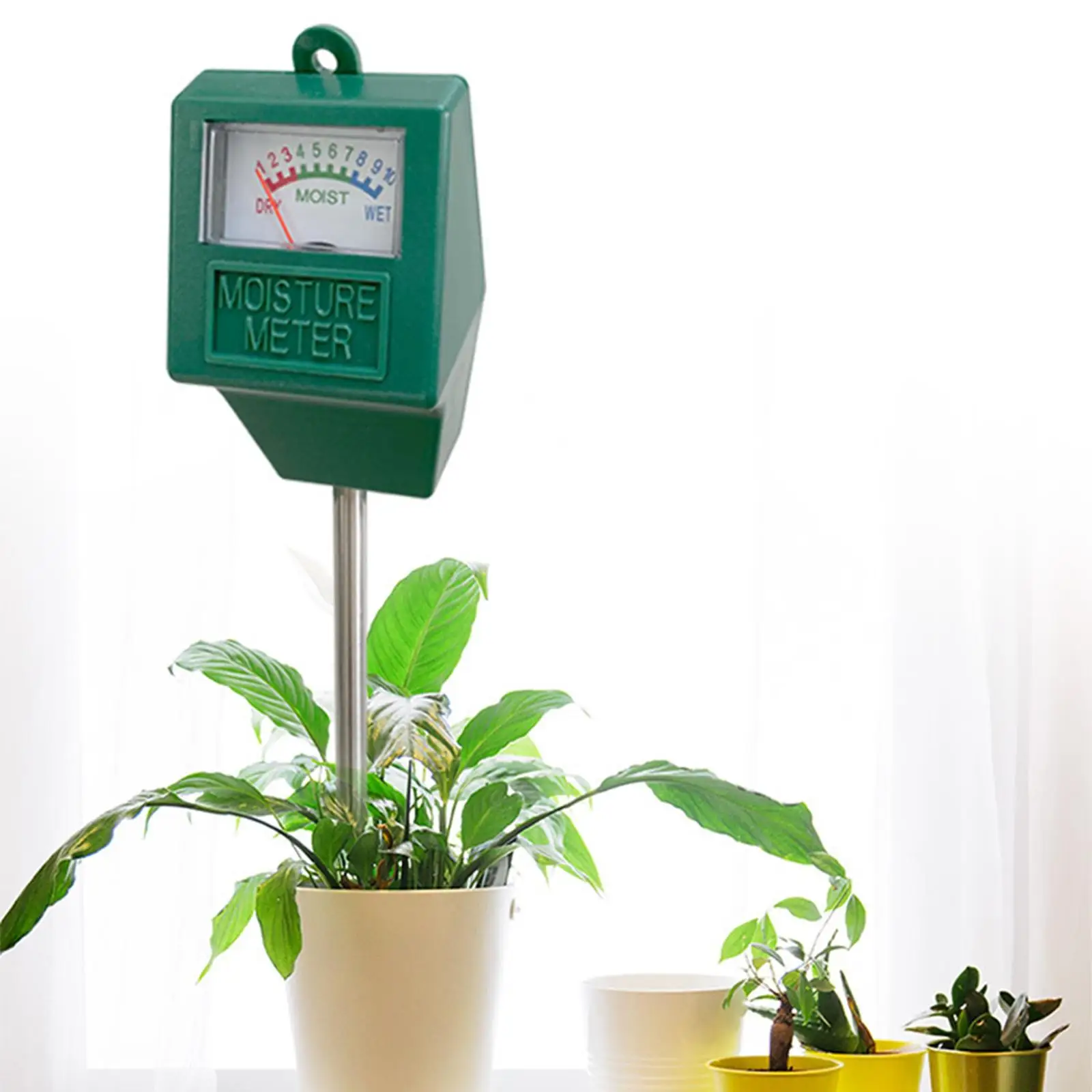  Meter Metal Probe Hygrometer Sensor Plant Water Meter for Lawn, Gardening Tool Bonsai Garden, No Battery Needed