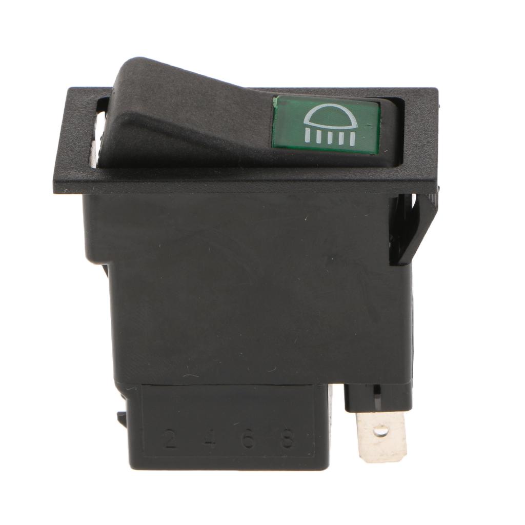 Auto Automotive Bar Rocker Two Button Rocker Toggle Switch For