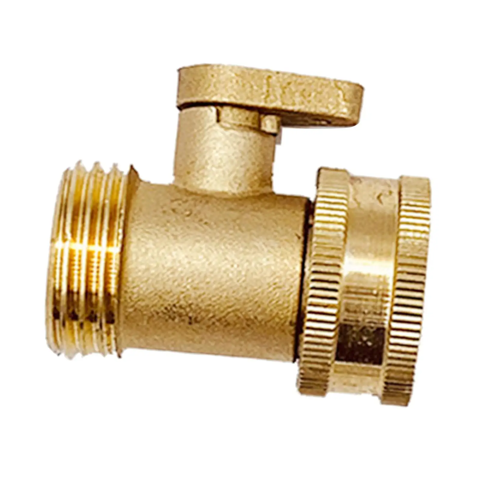 Brass Garden Hose Adapter Watering Connector Connection Tube Fittings Replacements Gardening Accessories for Outdoor Garden Lawn