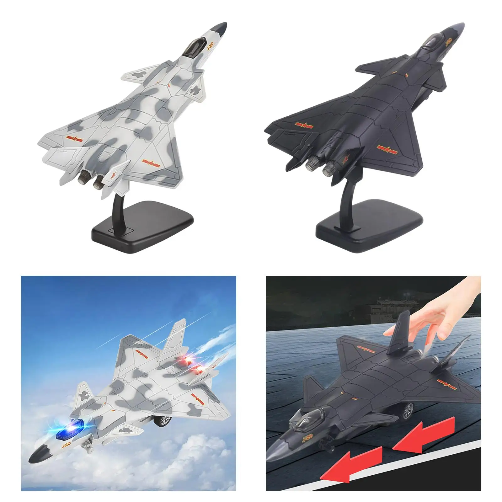 1/144 Airplane Fighter Model Aircraft for Bedroom Living Room Decoration