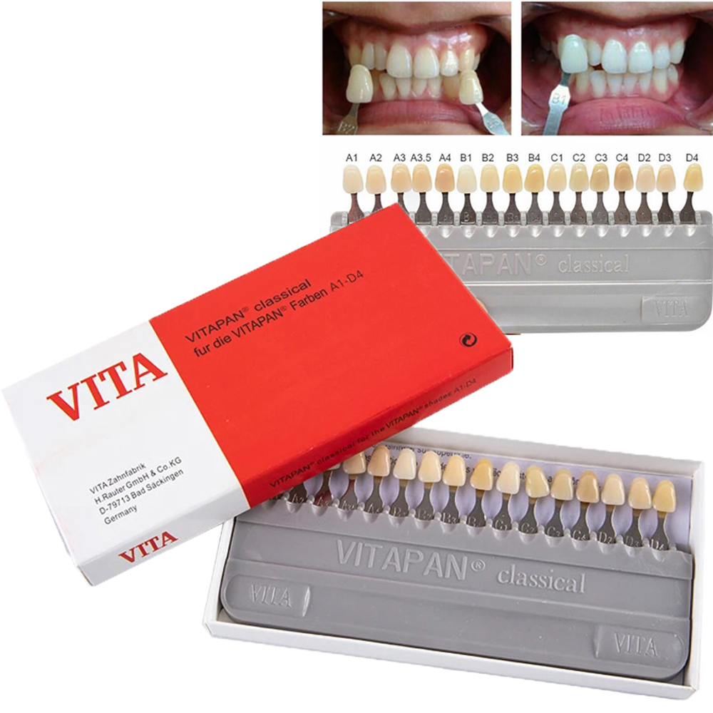 Best of Denspay Dental Equipment Teeth Whiting Porcelain VITA Pan Classical 16 Colors Guide Vita Tooth Model Colorimetric Plate Model Reviews & Tips