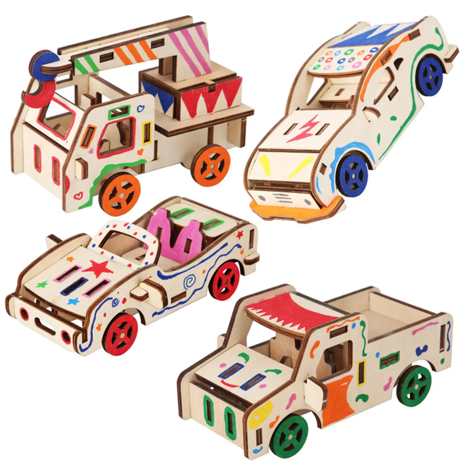 Model Car Kits Stem Building Kits Fun Unique for Birthday childrens Kids