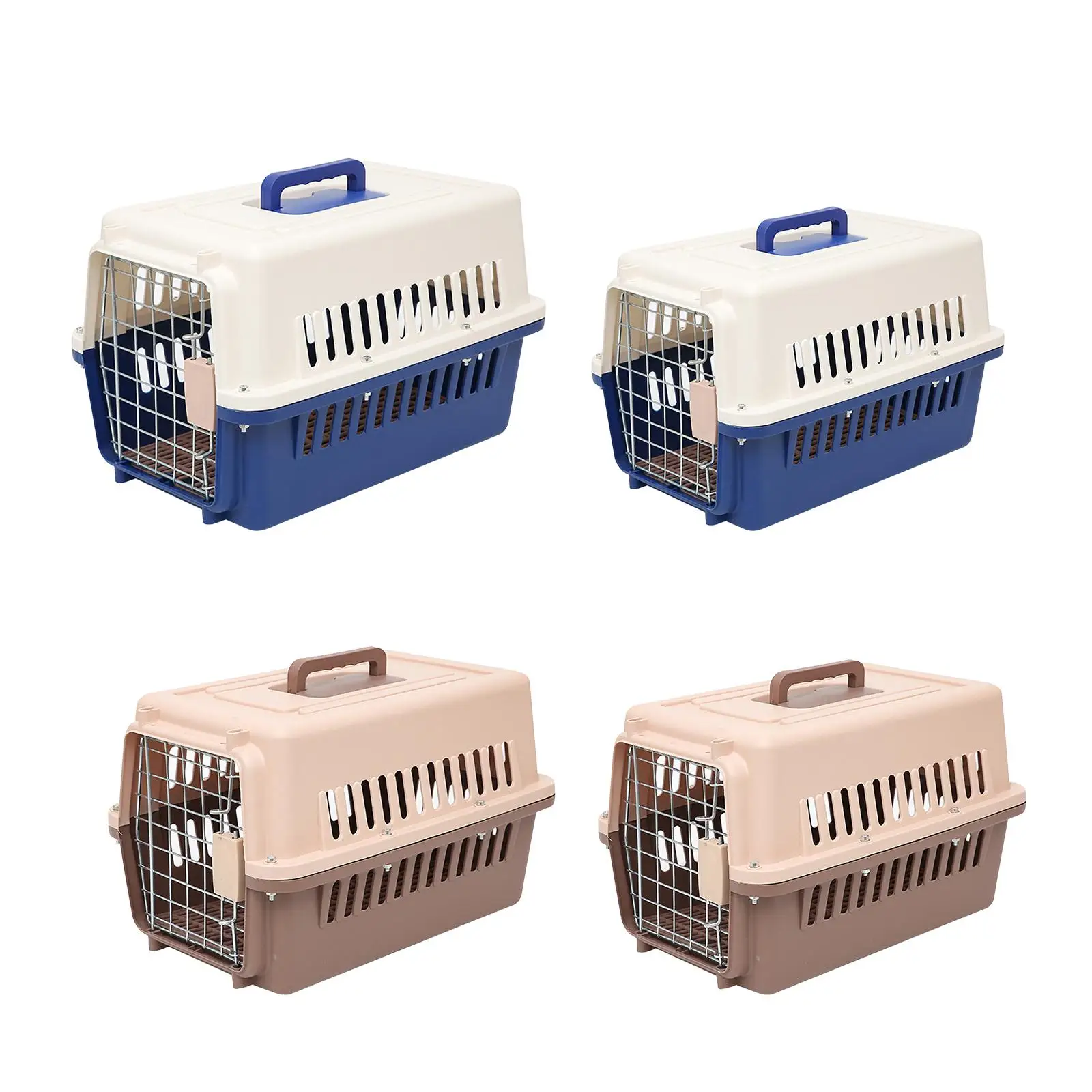 Portable Hard Sided Travel Carriers Case Handbag Crate Nest Cat Dog Cage for Kitten Small Medium Animals Rabbits Sightseeing