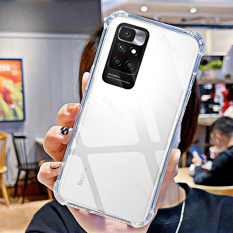 Weiche Silikon Stoßfest Fall für Xiaomi Redmi Hinweis 11 4G HD Transparent Abdeckungen Shell für Xiaomi Redmi Hinweis 11 4g 6,5" 21121119 SC – Detail 2