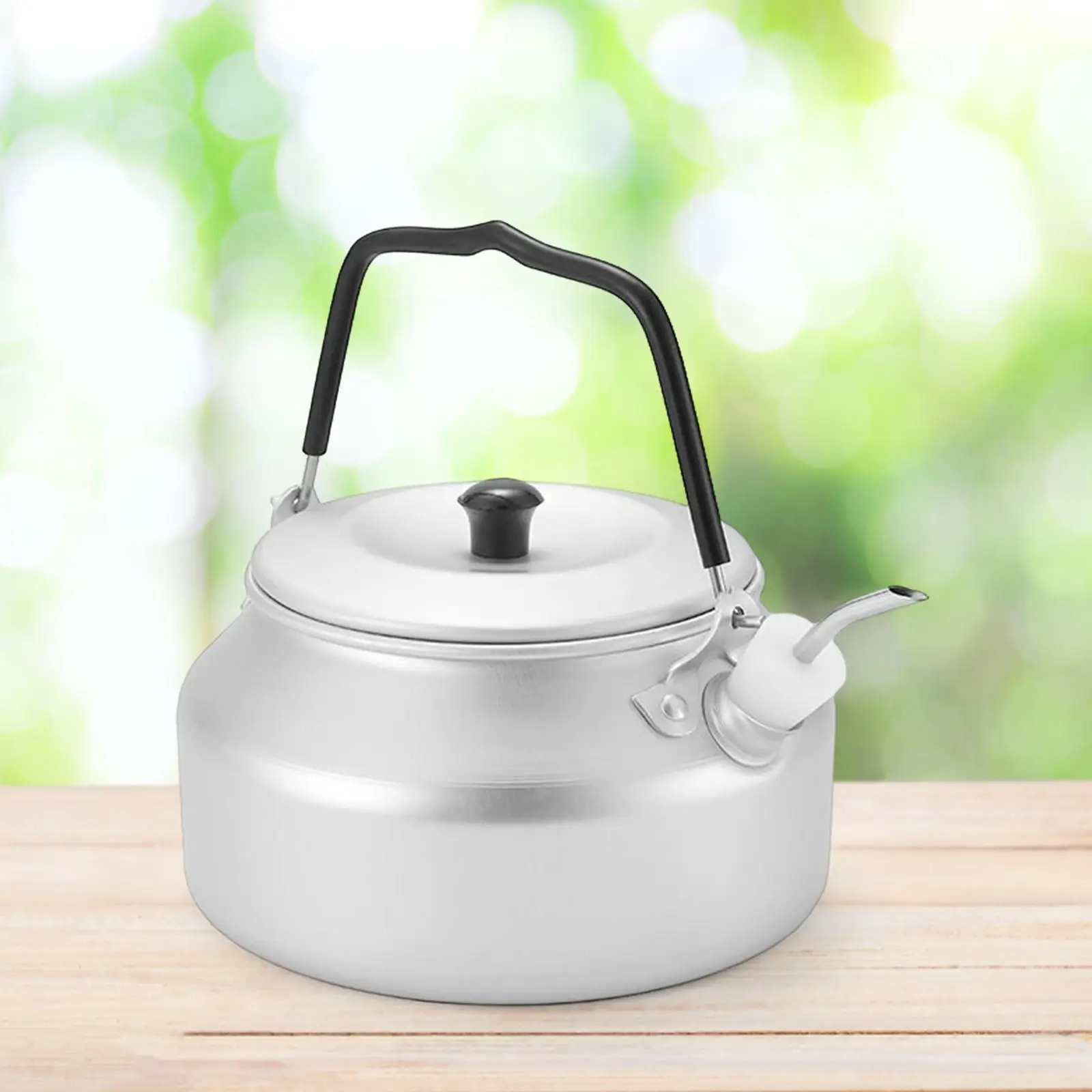 Camping Kettle for Boiling Water Teapot Lightweight with Spout Hiking Picnic