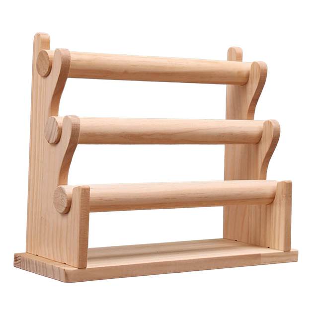 Elegant Bracelet Holder Removable Wristwatch Rack Stable Durable Multi  Layer Stylish Wooden Display Stand Rack for