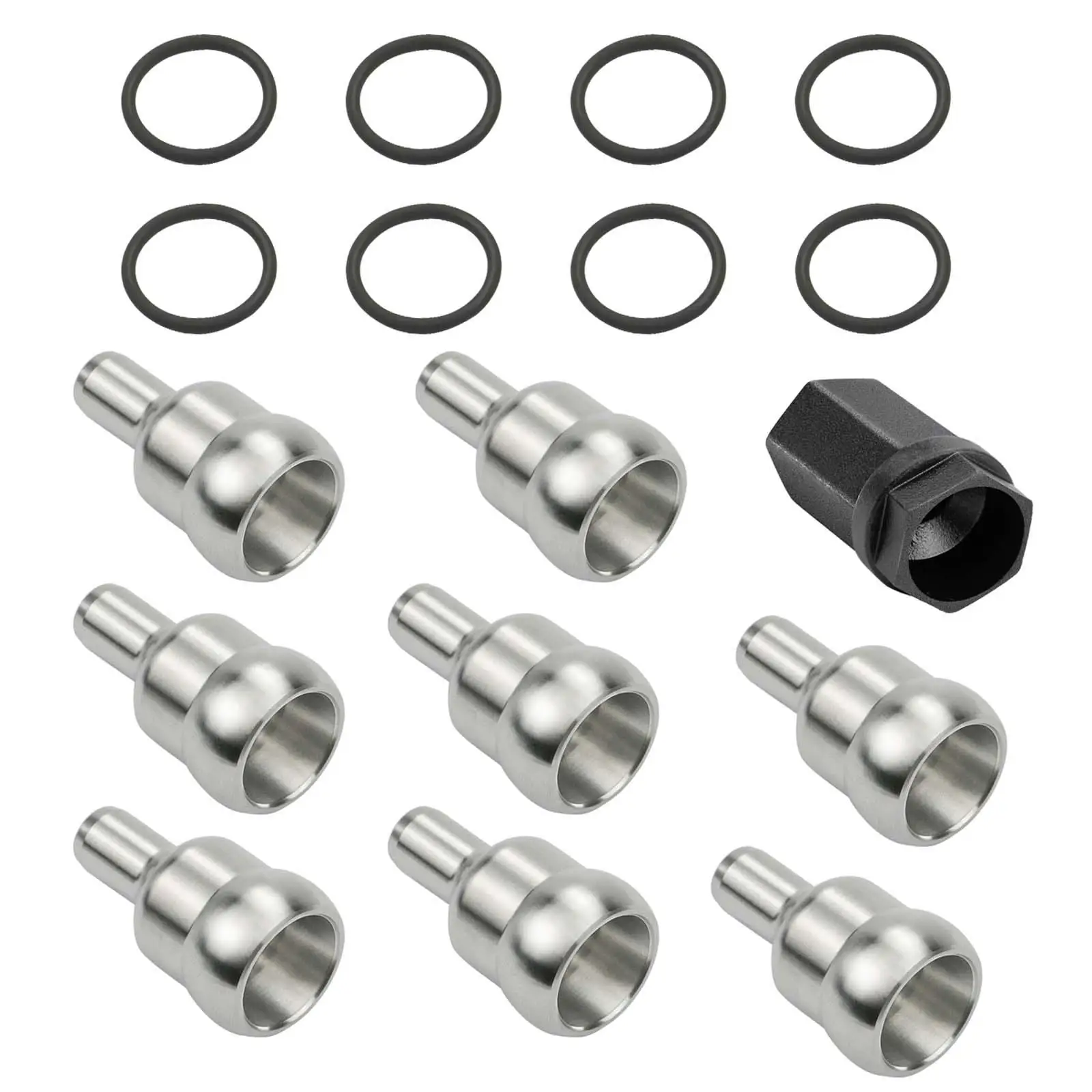 Nipple Cup Kit, 8x Nipples 8x Seals Fit for Ford 6.0L Accessories Durable