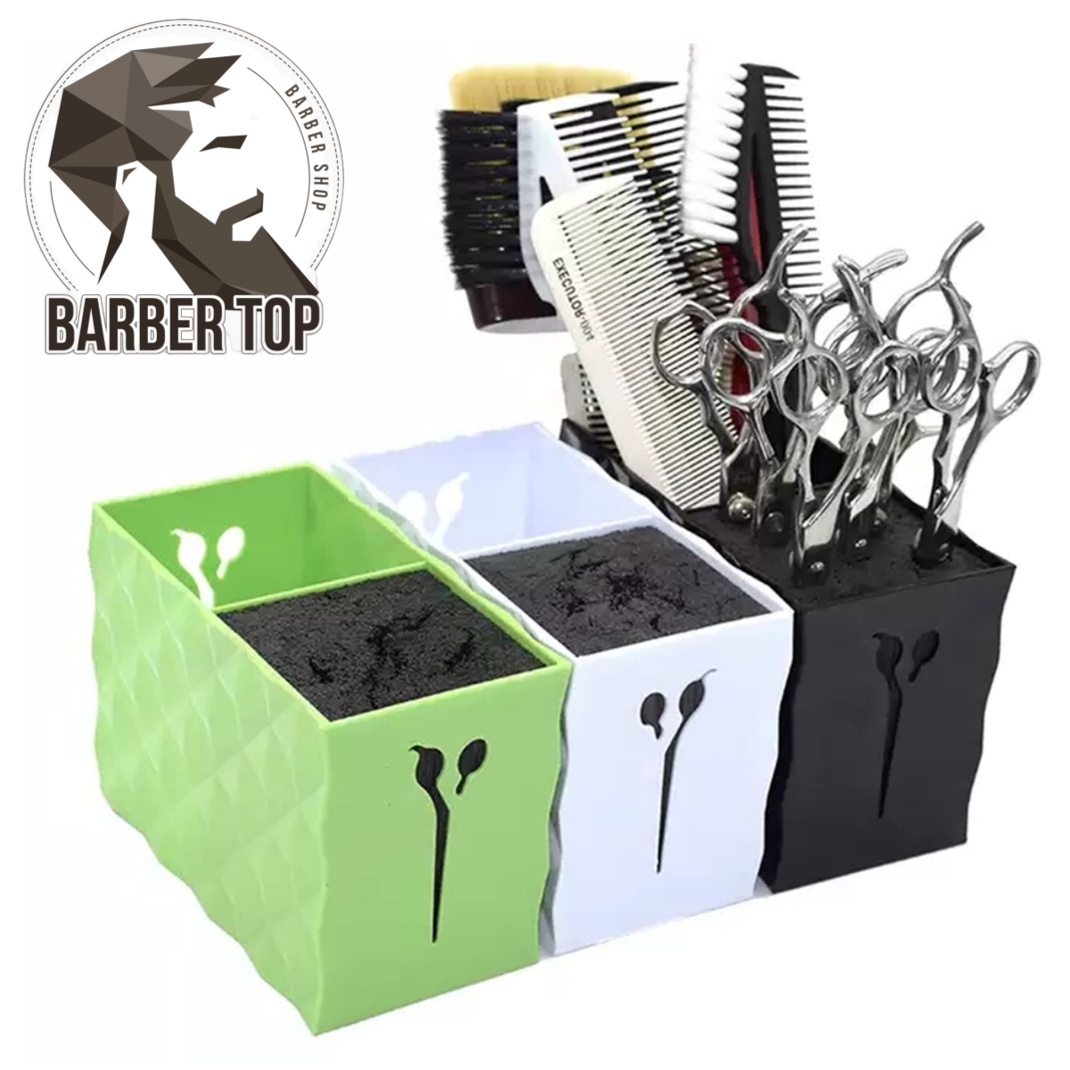 Best of Hairdressing Scissors Stand Salon Hair Clips Comb Scissors Organizer Barber Tools Display Box Hairbrush Storage Case Reviews & Tips