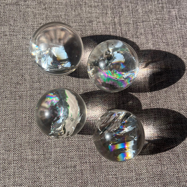 クリアクォーツクリスタル 球体 8cm クリアクォーツクリスタル 球体 8cm クリアレインボークォーツ