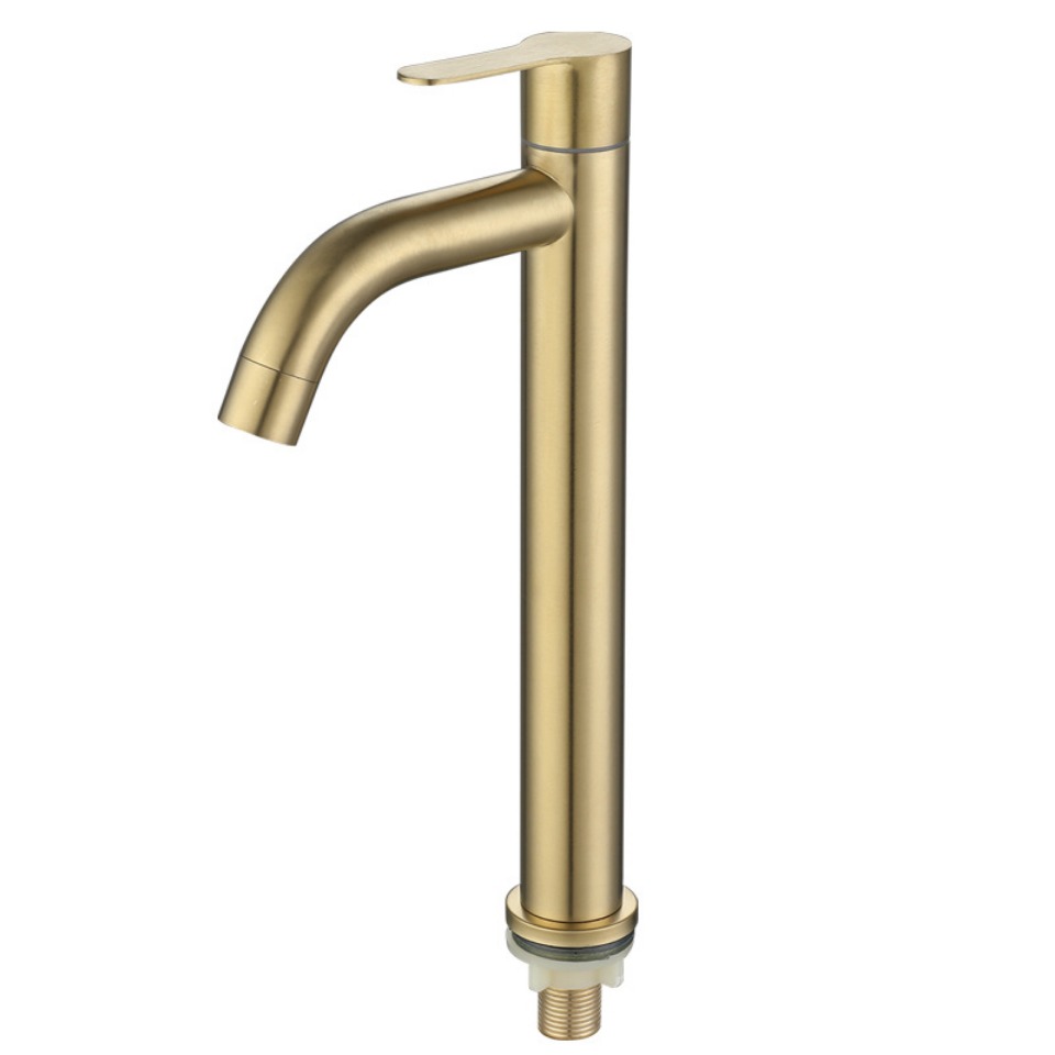 Title 9, Bathroom Brushed Gold Basin Faucet Tap Wash Bas...