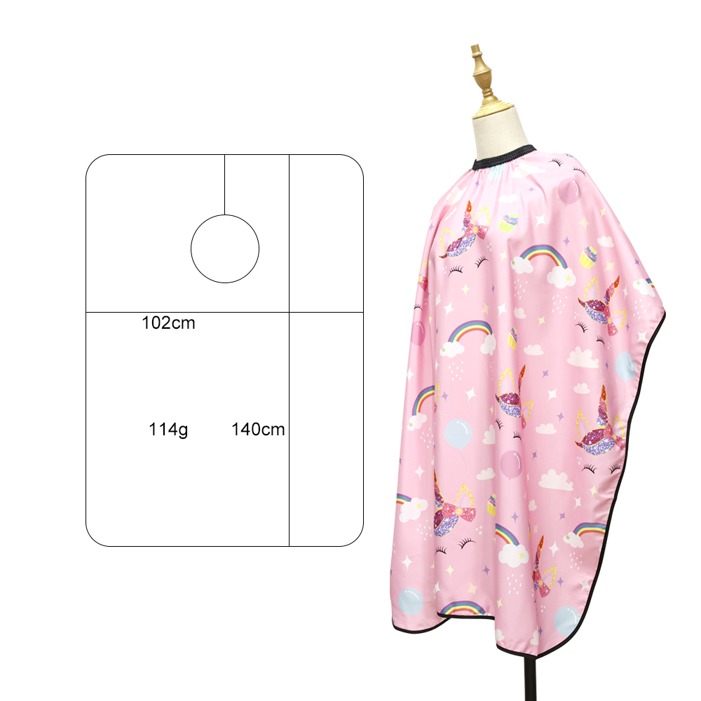 Best of Children Hairdressing Cape Cartoon Waterproof Salon Barber Hair Wrap Dyeing Apron Kids Haircutting Soft Cloth Styling Tools Reviews & Tips - Image 3