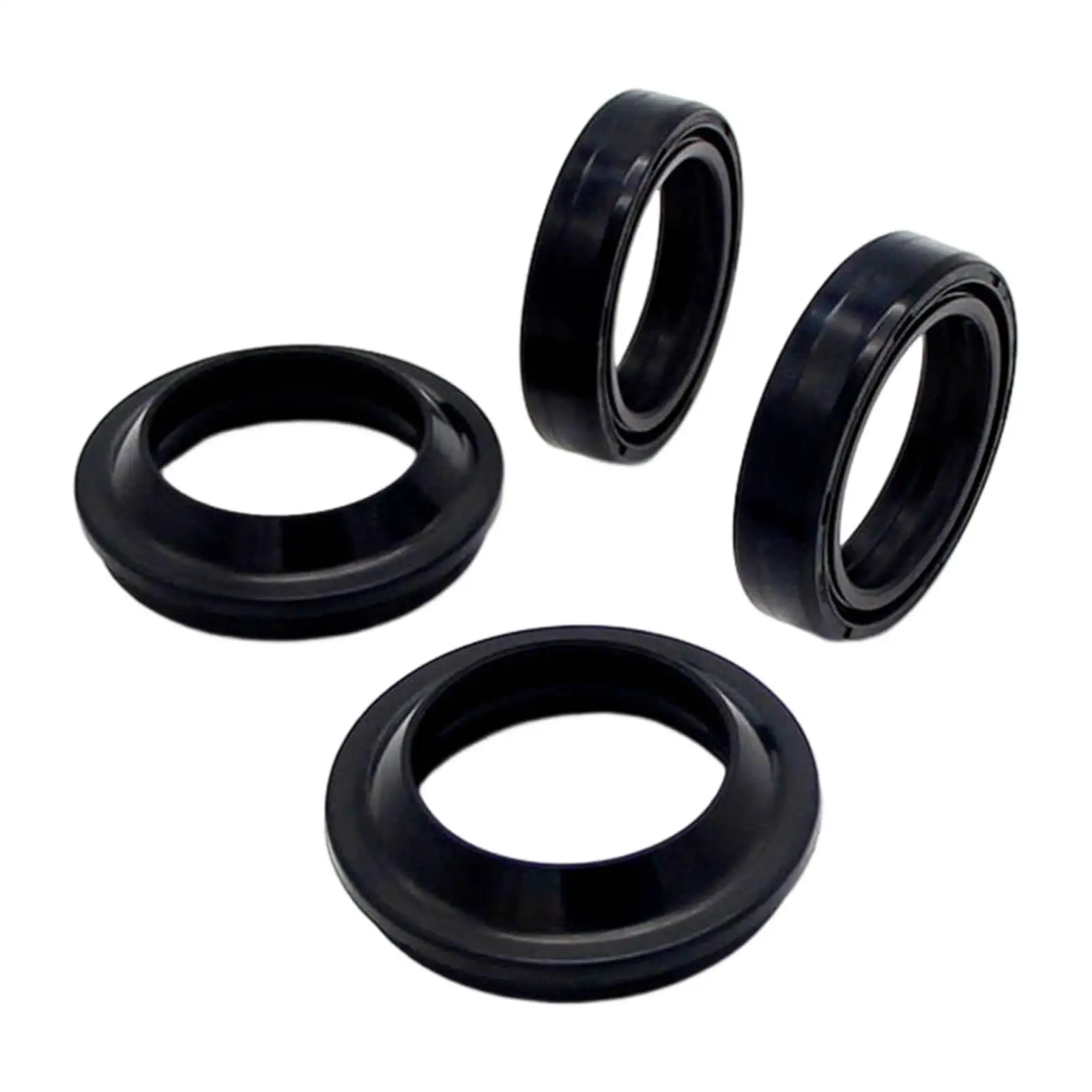 Motorcycle Front Fork Oil Seal and Dust Seal Kit 35x48x11mm Motorbike Spare Parts Durable Direct Replacements for Honda