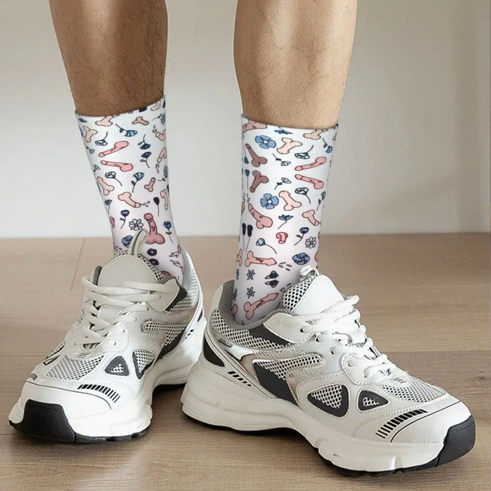 Calcetines Para Hombres Penes Patrón De Impresión De Dibujos Animados  Divertidos Equipo Para Hombre Unisex Lindo Primavera Verano Otoño Invierno  Vestido De 13,11 € | DHgate