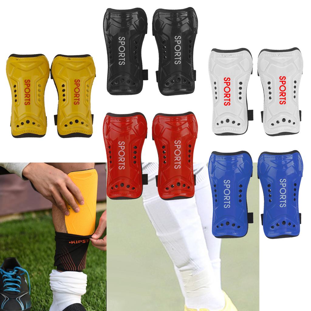 2x Kids Adult  Shin Pads Guards Leg  Gear For FOOTBALL SOCCER